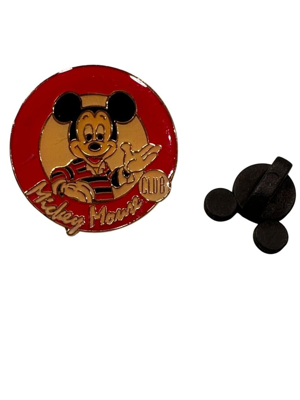 Disney Channel Mickey Mouse Club 10th Anniversary Trading Pin Vintage Rugby